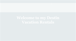 Desktop Screenshot of destincottage.com